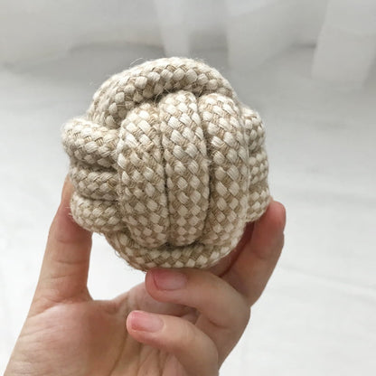 Hemp rope chew toy